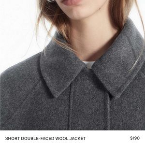 SHORT DOUBLE-FACED WOOL JACKET (sold out online)